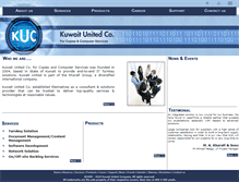 Tablet Screenshot of kuc.com.kw