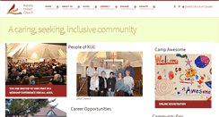 Desktop Screenshot of kuc.ca